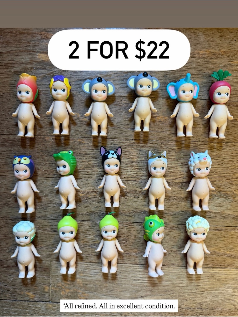 2 for $22 Authentic Refined Sonny Angels